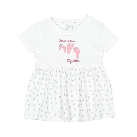 Inktastic Soon to Be Big Sister Girls Baby Dress