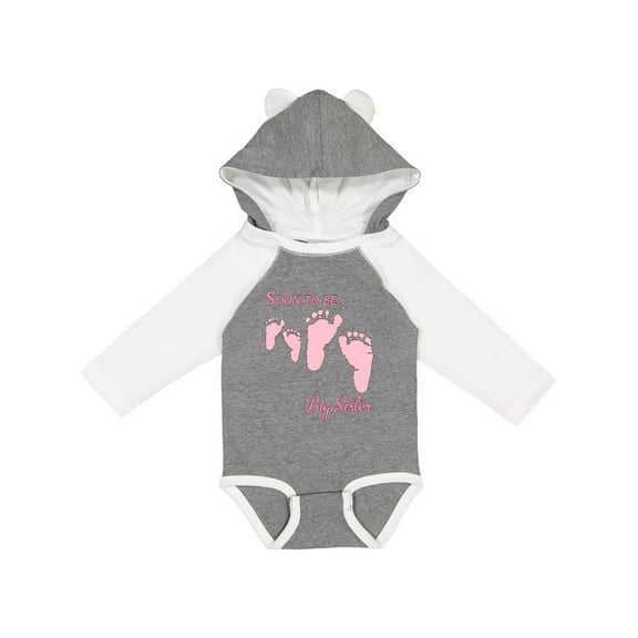 Inktastic Soon to Be Big Sister Girls Long Sleeve Baby Bodysuit