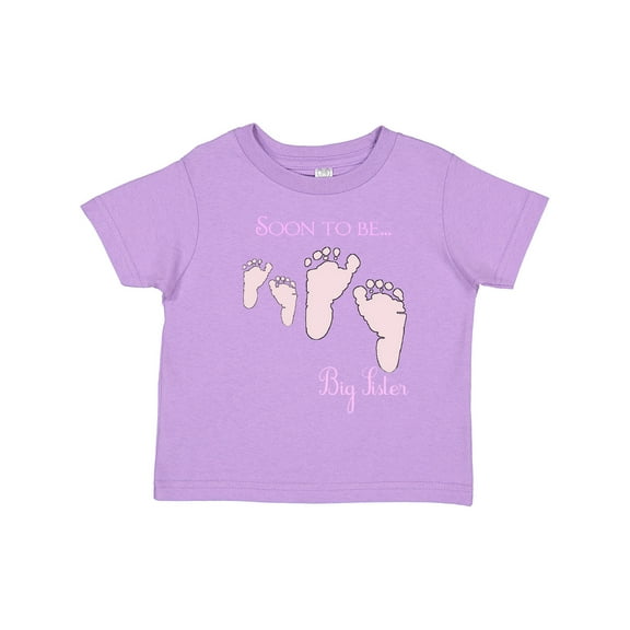 Inktastic Soon to Be Big Sister Girls Toddler T-Shirt