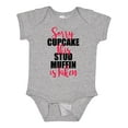 thumbnail image 1 of Inktastic Sorry Cupcakes This Stud Muffin is Taken Boys Baby Bodysuit, 1 of 5