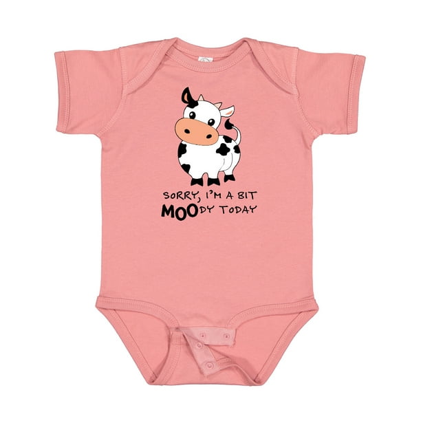 国産品 Inktastic Sorry, I'm a Bit Moody Today Cute Cow Pun Boys or ブランケット・おくるみ