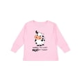 thumbnail image 1 of Inktastic Sorry, I'm a Bit MOOdy Today Cute Cow Pun Boys or Girls Long Sleeve Toddler T-Shirt, 1 of 5