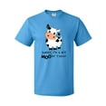 thumbnail image 1 of Inktastic Sorry, I'm a Bit MOOdy Today Cute Cow Pun T-Shirt, 1 of 5