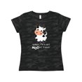 thumbnail image 1 of Inktastic Sorry, I'm a Bit MOOdy Today Cute Cow Pun Women's T-Shirt, 1 of 5