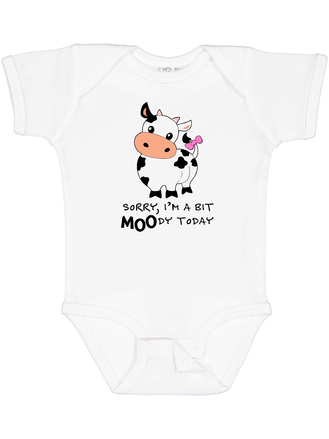 Inktastic Sorry, I'm a Bit Moody Today Cute Cow Pun Boys or