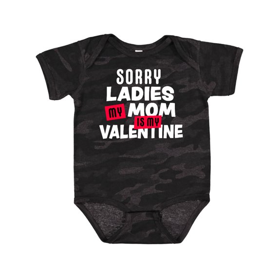 Inktastic Sorry Ladies My Mom is My Valentine Boys Baby Bodysuit