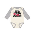 thumbnail image 1 of Inktastic Sorry Ladies My Mom is My Valentine Boys Long Sleeve Baby Bodysuit, 1 of 5