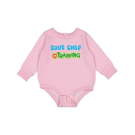 Inktastic Sous Chef in Training Baby Fleece Bodysuit