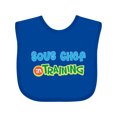 thumbnail image 1 of Inktastic Sous Chef in Training Boys or Girls Baby Bib, 1 of 4