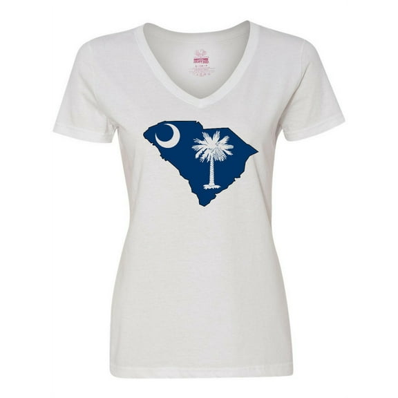 Inktastic South Carolina Women's V-Neck T-Shirt