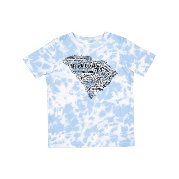 Inktastic South Carolina Word Salad- State Outline Boys or Girls Toddler T-Shirt