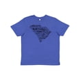 thumbnail image 1 of Inktastic South Carolina Word Salad State Outline Youth T-Shirt, 1 of 5