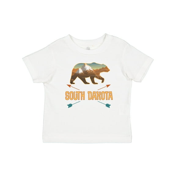 Inktastic South Dakota Vacation Bear Silhouette Boys or Girls Baby T-Shirt