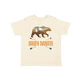 thumbnail image 1 of Inktastic South Dakota Vacation Bear Silhouette Boys or Girls Toddler T-Shirt, 1 of 5