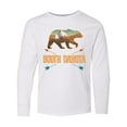 thumbnail image 1 of Inktastic South Dakota Vacation Bear Silhouette Long Sleeve Youth T-Shirt, 1 of 5