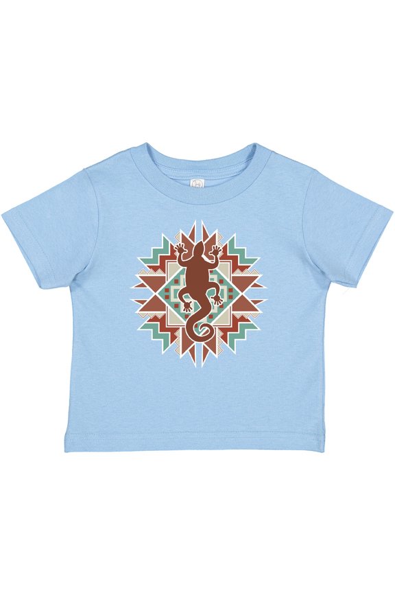 Southwestern Native Pattern Lizard Boys or Girls Baby T-Shirt