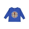 thumbnail image 1 of Inktastic Southwestern Native Pattern Lizard Boys or Girls Long Sleeve Toddler T-Shirt, 1 of 5