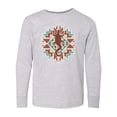 thumbnail image 1 of Inktastic Southwestern Native Pattern Lizard Long Sleeve Youth T-Shirt, 1 of 5