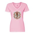 thumbnail image 1 of Inktastic Southwestern Native Pattern Lizard Women's V-Neck T-Shirt, 1 of 4