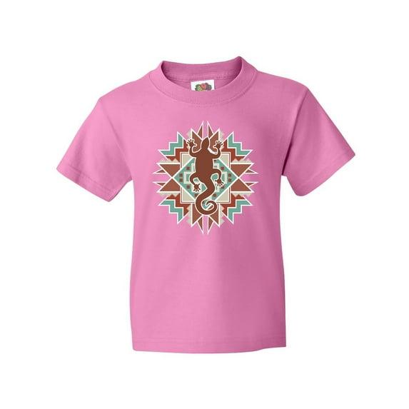 Inktastic Southwestern Native Pattern Lizard Youth T-Shirt