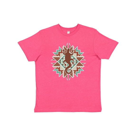 Inktastic Southwestern Native Pattern Lizard Youth T-Shirt