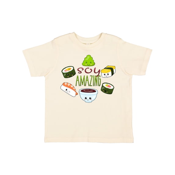 Inktastic Soy Amazing- Cute Sushi and Wasabi Boys or Girls Toddler T-Shirt