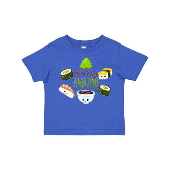 Inktastic Soy Amazing- Cute Sushi and Wasabi Boys or Girls Toddler T-Shirt