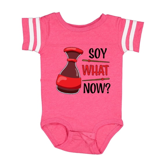 Inktastic Soy What Now? - Soy Sauce Pun Boys or Girls Baby Bodysuit