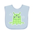thumbnail image 1 of Inktastic Space Alien Halloween Boys or Girls Baby Bib, 1 of 4