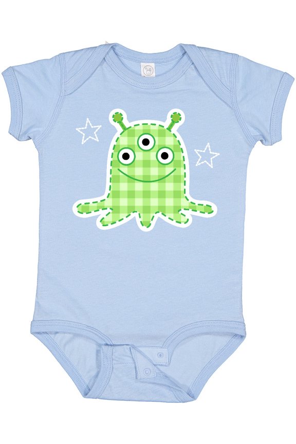 Space Alien Halloween Boys or Girls Baby Bodysuit