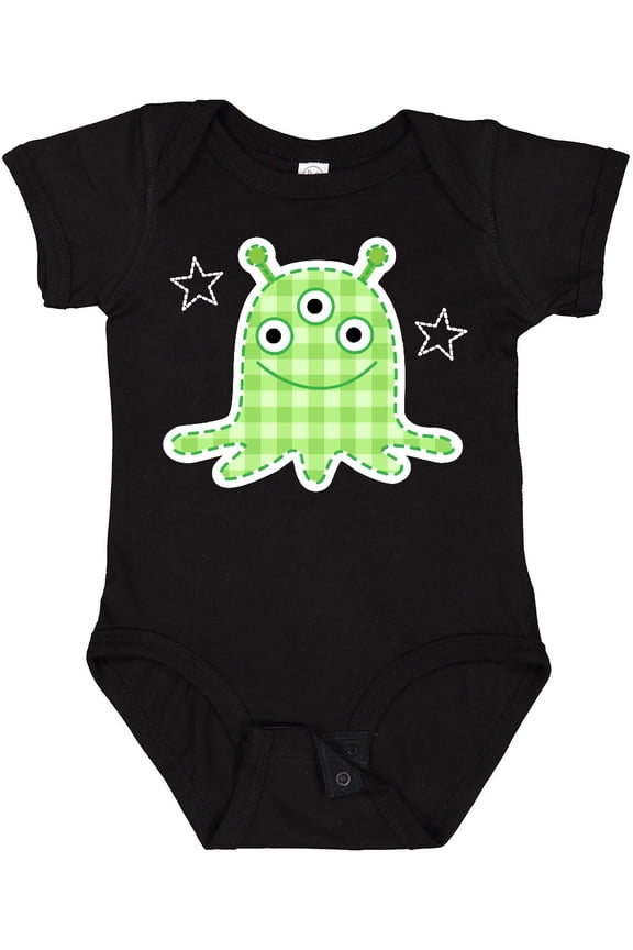 Space Alien Halloween Boys or Girls Baby Bodysuit