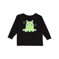 thumbnail image 1 of Inktastic Space Alien Halloween Boys or Girls Long Sleeve Toddler T-Shirt, 1 of 5