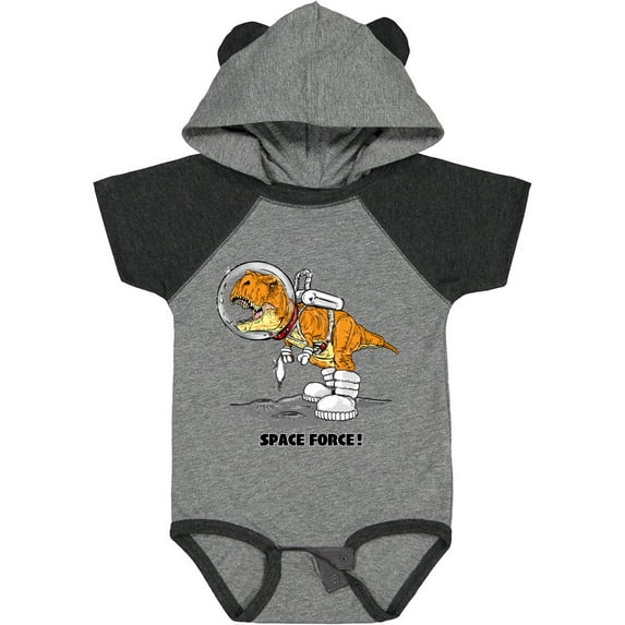 Inktastic Space Force Dinosaur Astronaut Boys or Girls Baby Bodysuit