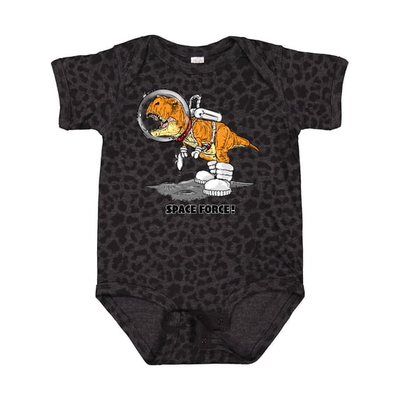 Inktastic Space Force Dinosaur Astronaut Boys or Girls Baby Bodysuit
