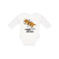 thumbnail image 1 of Inktastic Space Force Dinosaur Astronaut Boys or Girls Long Sleeve Baby Bodysuit, 1 of 5