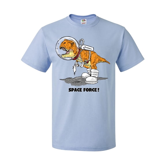 Inktastic Space Force Dinosaur Astronaut T-Shirt