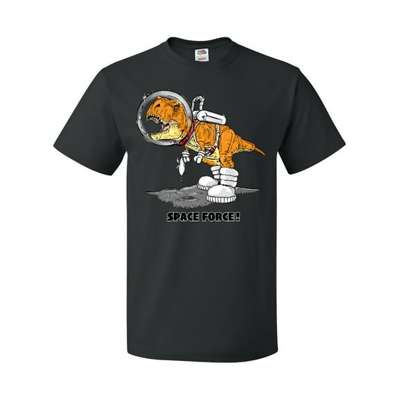 Inktastic Space Force Dinosaur Astronaut T-Shirt