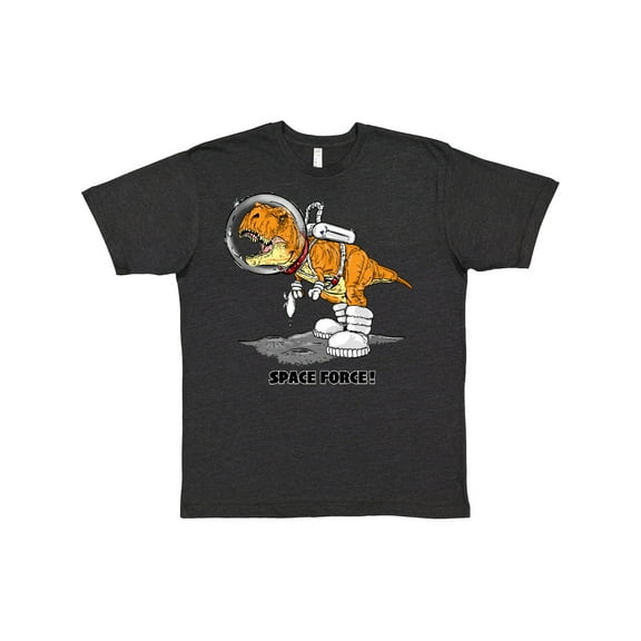 Inktastic Space Force Dinosaur Astronaut T-Shirt