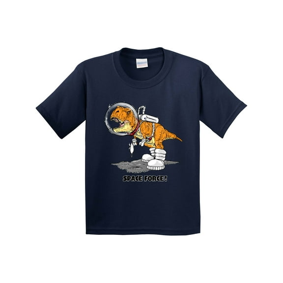 Inktastic Space Force Dinosaur Astronaut Youth T-Shirt