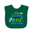 thumbnail image 1 of Inktastic Space Im Going To Be a Big Brother Boys Baby Bib, 1 of 4