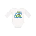 thumbnail image 1 of Inktastic Space Im Going To Be a Big Brother Boys Long Sleeve Baby Bodysuit, 1 of 5