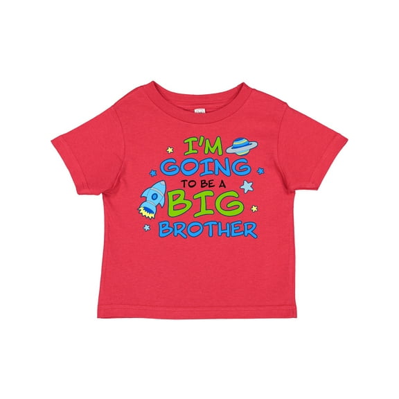 Inktastic Space Im Going to Be a Big Brother Boys Toddler T-Shirt