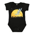 thumbnail image 1 of Inktastic Space Outerspace Moon and Astronaut Boys or Girls Baby Bodysuit, 1 of 5