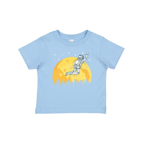 Inktastic Space Outerspace Moon and Astronaut Boys or Girls Baby T-Shirt