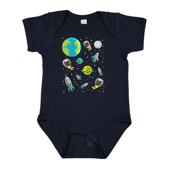 Inktastic Space Rocket Future Astronaut Boys or Girls Baby Bodysuit