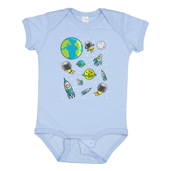 Inktastic Space Rocket Future Astronaut Boys or Girls Baby Bodysuit