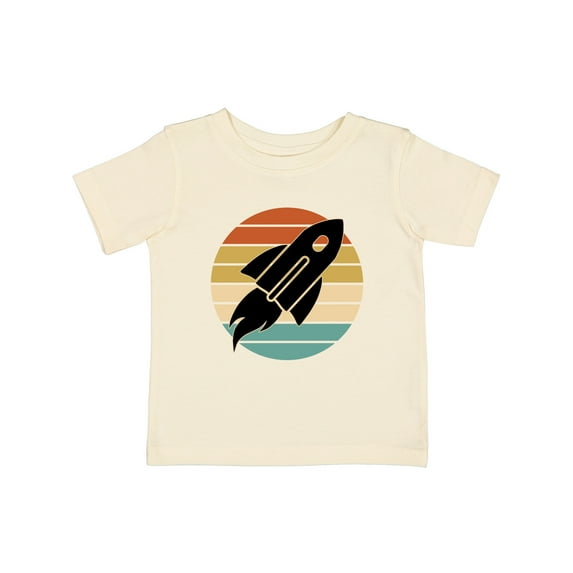 Inktastic Space Rocket Retro Sunset Boys or Girls Baby T-Shirt