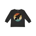 thumbnail image 1 of Inktastic Space Rocket Retro Sunset Boys or Girls Long Sleeve Toddler T-Shirt, 1 of 5