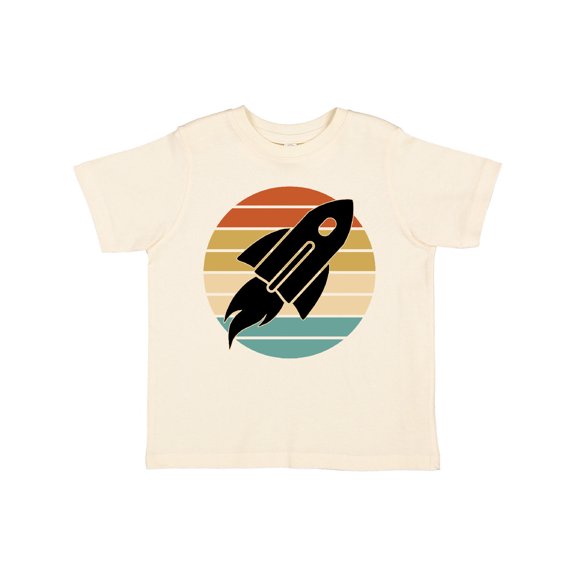 Inktastic Space Rocket Retro Sunset Boys or Girls Toddler T-Shirt