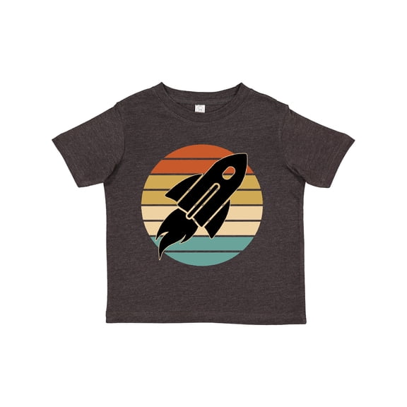 Inktastic Space Rocket Retro Sunset Boys or Girls Toddler T-Shirt